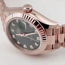 Rolex Datejust 28 279175 '' Rose Gold Olive Diamond Dial (2025) 3