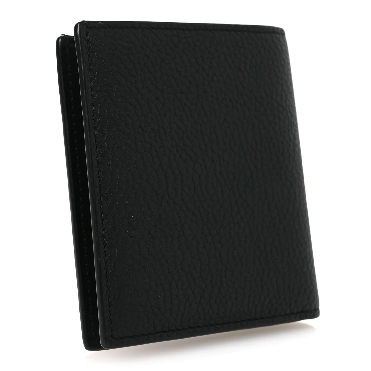 Grained Vertical Bi-fold Wallet 3