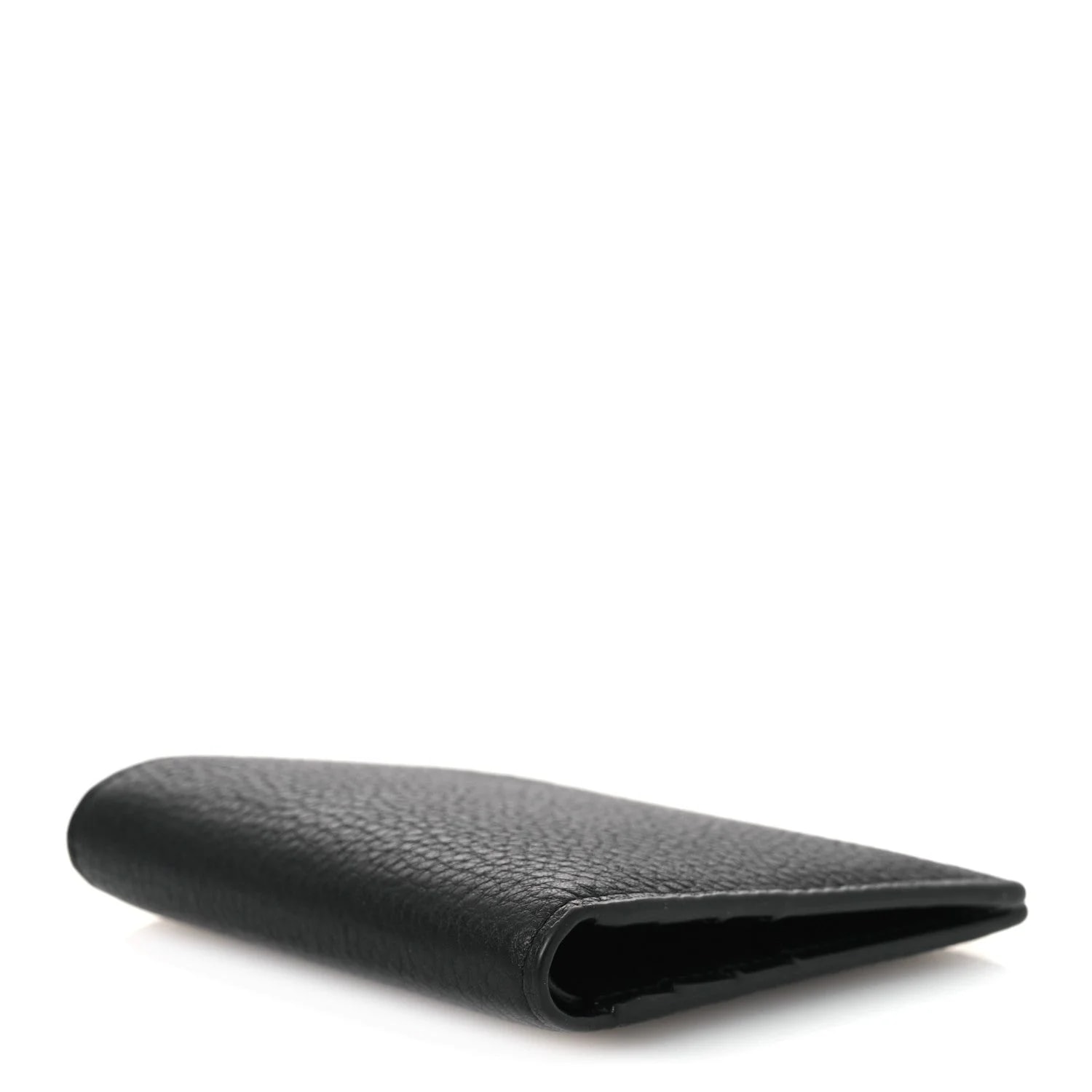Grained Vertical Bi-fold Wallet 4