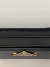 Prada Solid Mini Pochette Triangle Logo 4