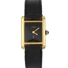 Cartier — Authentic [Unserviced - Value Price] Cartier Must Tank SM Gold Plated Manual... — Watch — resale
