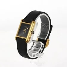 Authentic [Unserviced - Value Price] Cartier Must Tank SM Gold Plated Manual... 2