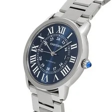 Cartier Ronde Solo XL WSRN0023 Blue Dial Stainless Steel Automatic 42mm #W2496 2
