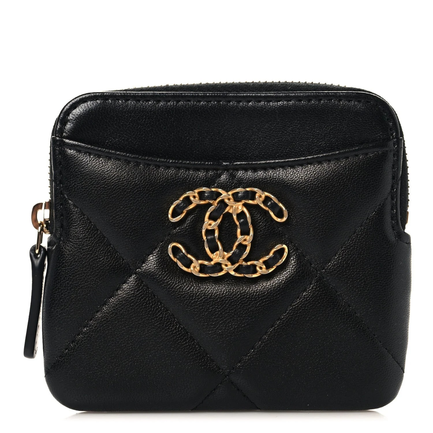 Chanel — Chanel 19 Zip Card Holder Wallet — Accessory — resale