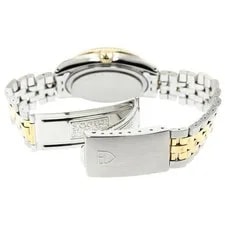 Tudor Prince Oysterdate 72033 32mm Ss/yg Gold Dial Automatic Date #C442 3