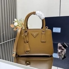 Prada Small Top Handle Satchel W/ Detachable Strap, Zip, Logo, Clochette 2