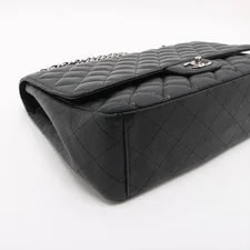 Chanel Dekamatrasse 34 Grained Single Flap Double Chain 4