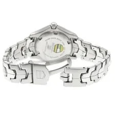 TAG Heuer Link WJ131B 27mm SS Black Dial Quartz Date #C765 2