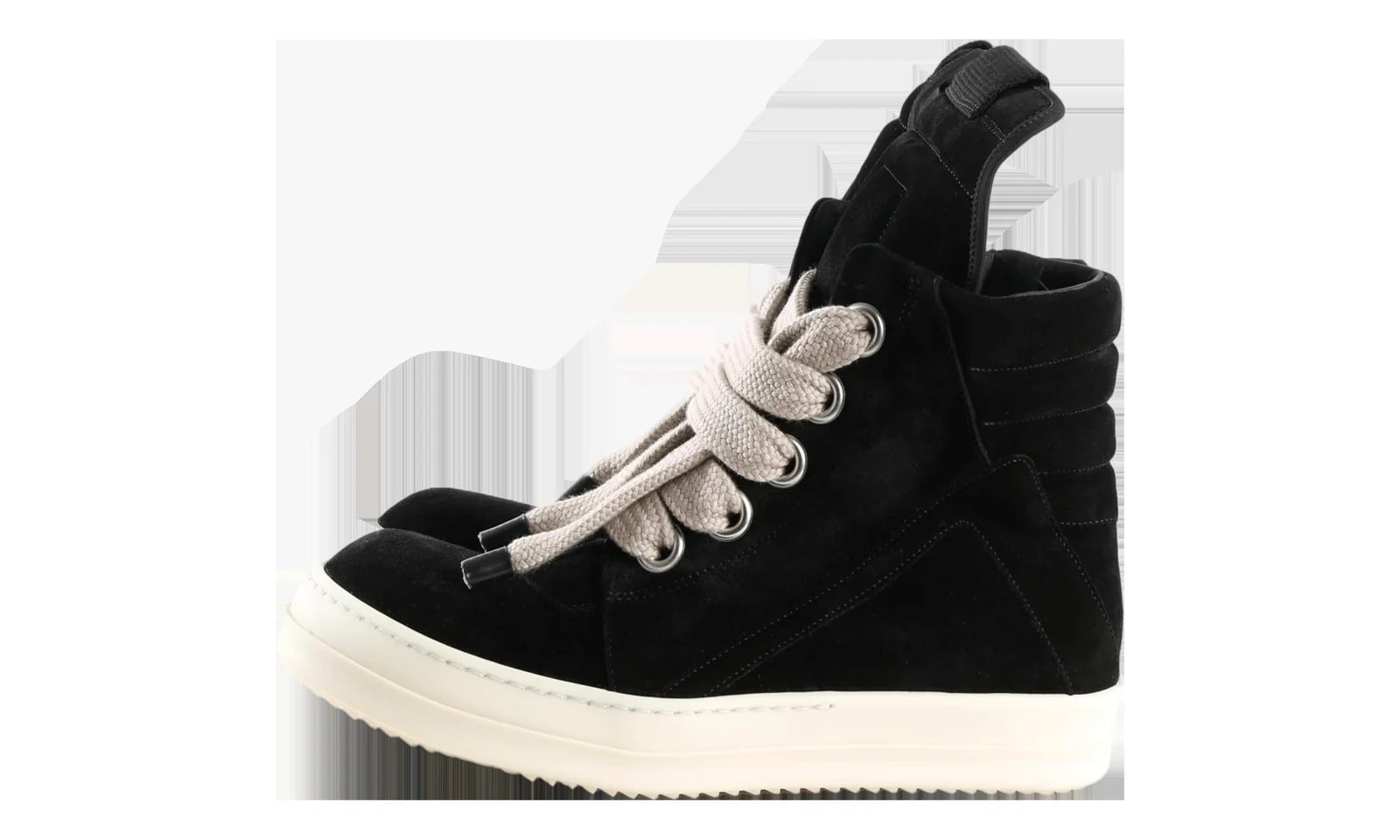Rick Owens — Jumbolace Geobasket High " / / Milk" RU02F4898 LVSW2 991 — Sneaker — resale