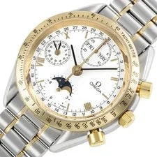 Omega Speedmaster Triple Calendar Moonphase 3336.20 Ss/yg Automatic 2