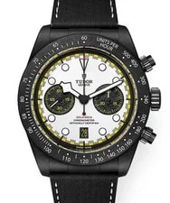 Tudor — Tudor Black Bay Chrono 26" White Dial 42mm M79377KN-0003 Rubber Strap — Watch — resale