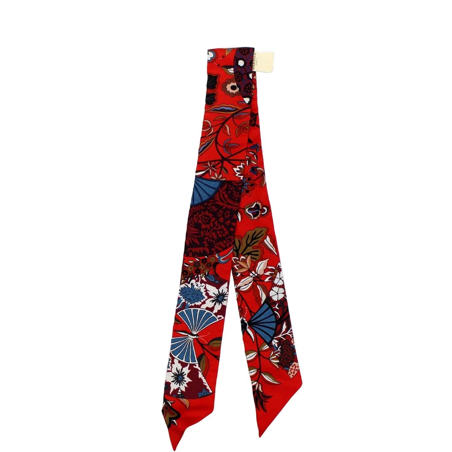 Hermès — Hermes Twilly Twill Fleurs et Papillons de Tissus Scarf — Accessory — resale