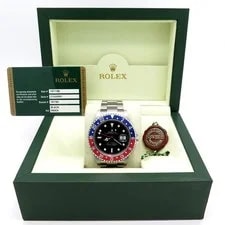 Rolex 16710 GMT Master II With Red & Blue Bezel 2