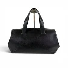 Prada — Prada Triangle Logo Mini Boston Top Handle w/Key Ring — Handbag — resale