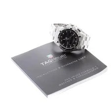 Tag Heuer — TAG Heuer Aquaracer Chronograph CAF1010 45mm SS Black #C9689 — Watch — resale
