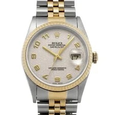 Rolex — Rolex Datejust 16233 36mm Stainless Steel Ivory #WW1750 — Watch — resale
