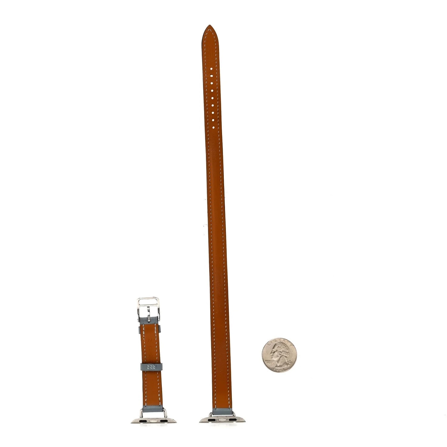 Swift 41mm Apple Attelage Double Tour Band Bleu Lin 2