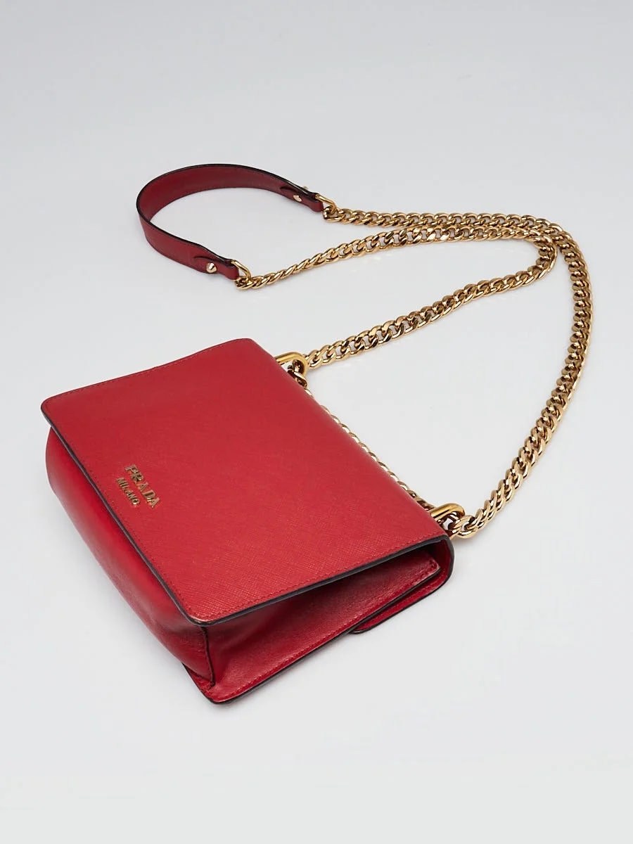 Prada Fuoco and Soft Lux Envelope Chain 1BD200 3