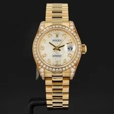 Rolex — Rolex Lady-Datejust 26, 179158, Yellow Gold, Diamond Bezel & Lugs — Watch — resale
