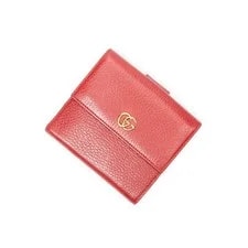 Gucci — Gucci GG Marmont Compact Wallet Grain A From Japan — Handbag — resale
