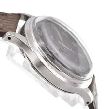 Jaeger-LeCoultre SS Leather Black Dial Manual Winding 4