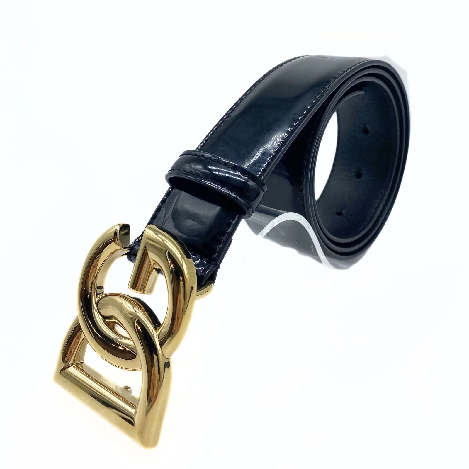 Dolce & Gabbana — Dolce and Gabbana Belt With DG Buckle — Accessory — resale