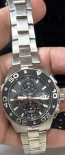 Tag Heuer — Tag Heuer Aquaracer CAJ2110.BA0872 Chronograph Black Dial Bracelet — Watch — resale