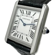 Cartier — Cartier Tank Solo SM W5200005 Watches Stainless Steel/leather Quartz White ... — Watch — resale