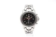 [N ] TAG Heuer S/el CG1110-0 Black Dial Date Chronograph Quartz 4