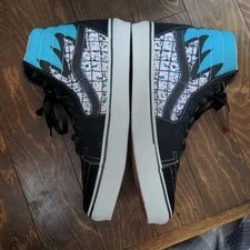Vtg Vans Sk8-Hi 80's Box True Scuba VN-0D5I3S3 Us10 2