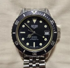 Heuer — (TAG) Heuer 1000 Professional 200m 980.013 Date Quartz From JP — Watch — resale