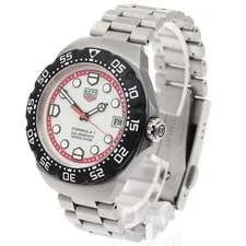 TAG Heuer Formula 1 WBY1111.BA0042 38mm SS White Dial Solar Date #C258 2