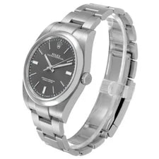 Rolex Oyster Perpetual 39 Steel Rhodium Dial 114300 Box Card 4