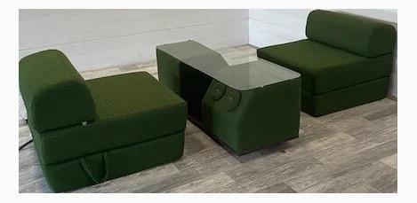 Sit-Sleeping Set From Tatra Nafromtok, 1970s, Set of 3 — Furniture — resale