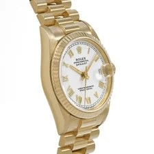 Rolex Datejust 68278 31mm Yellow Gold White #WW532 3