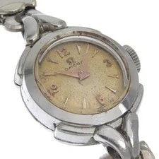 Omega Antique Cal.244 SS Manual Winding Analog Display Ivory 3
