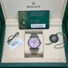 Rolex Oyster Perpetual 34 Candy Pink 2026 Full SET 124200-0009 3