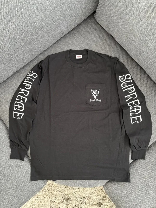 Supreme — Supreme X South2 West8 Long Sleeve Tee — streetwear — resale