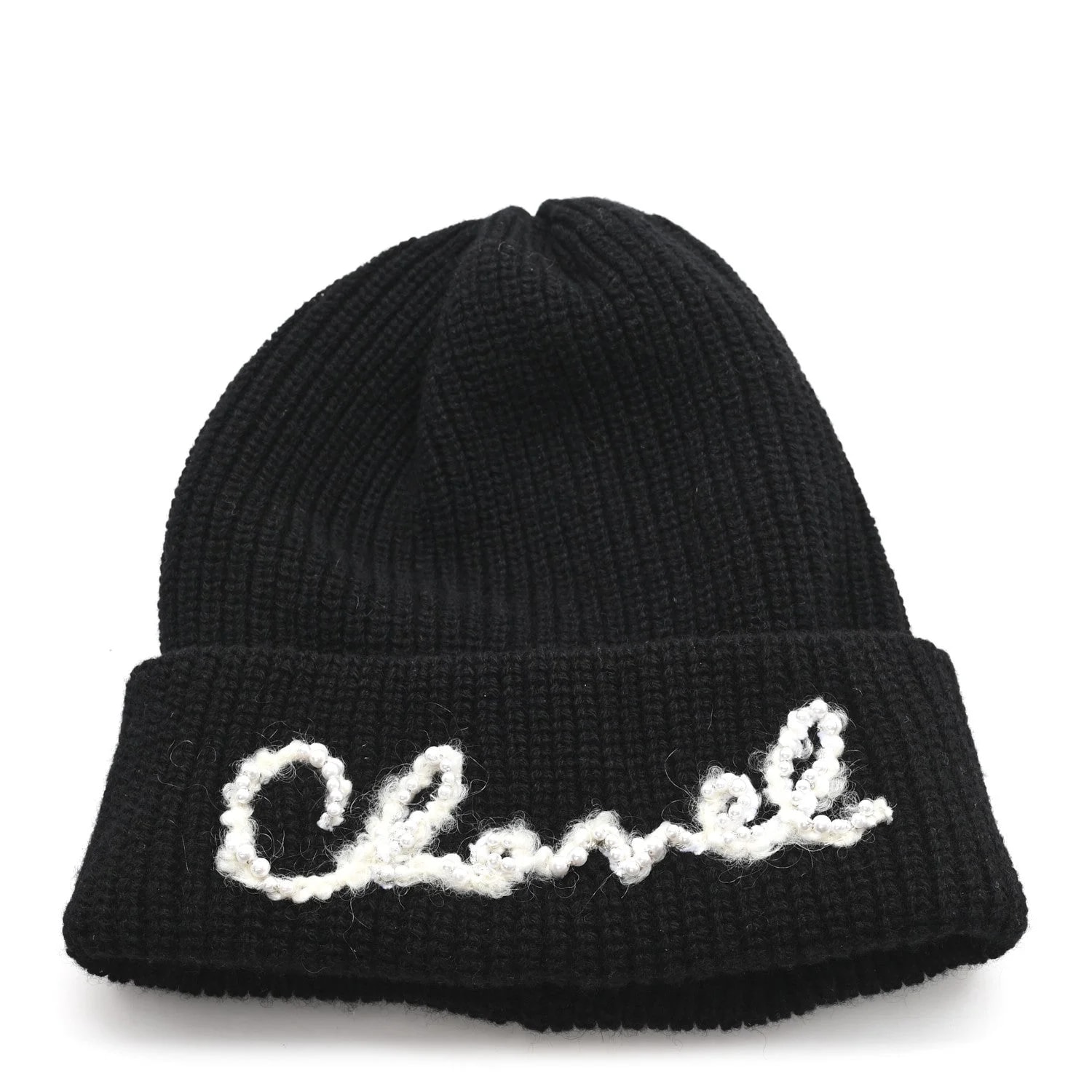 Chanel — Logo Beanie Hat — Accessory — resale