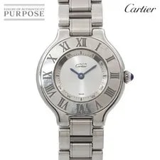 Cartier — Cartier Must 21 Vantian W10109T2 S Silver Quartz Must2 — Watch — resale