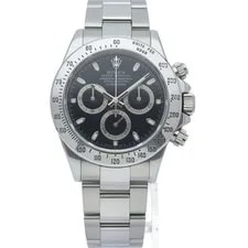 Rolex Cosmograph Daytona 116520(F) Stainless Steel mensWatch Black 2