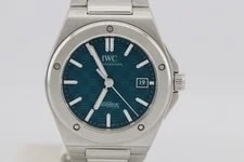 IWC 2024 Ingenieur Automatic 40 Green Dial Stainless Steel 40mm IW328903 4