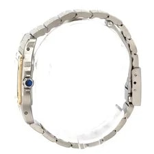 Authentic Cartier Santos Galbe SM Two-tone W20012C4 SSxYG Quartz #230-000-59... 3