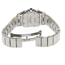 Cartier Santos Galbe SM W20017D6 24mm SS Beige Dial Quartz #C12293 4