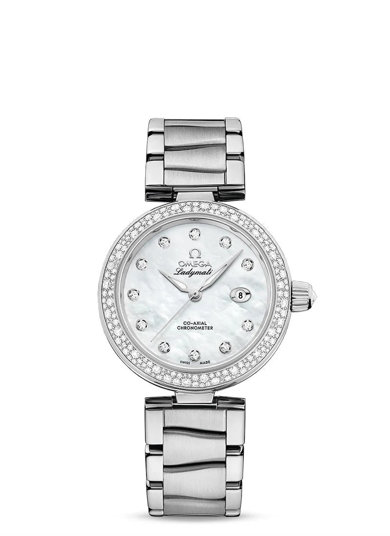 Omega de Ville Ladymatic Stainless Steel & Diamonds Lady's 4