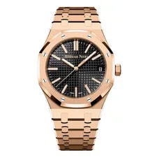 Audemars Piguet — Audemars Piguet Royal Oak 15510OR.OO.1320OR.04 41mm Black Dial Pink Gold — Watch — resale