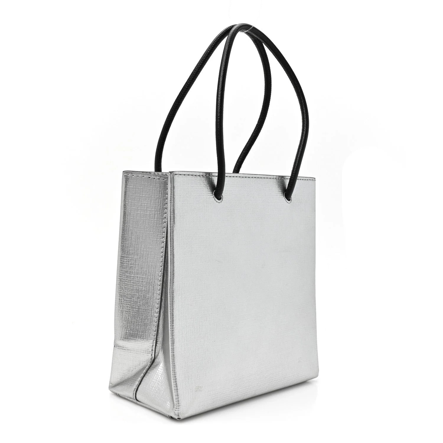 Metallic Squared Logo North South Shopper XXS 3