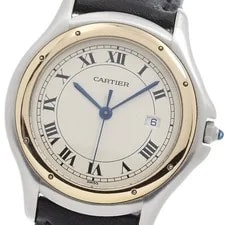 Cartier — Cartier Panthere Cougar LM W350068F Silver Dial Quartz Watch_959802 — Watch — resale