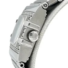 Omega Constellation Quadra Mini Diamond Bezel Stainless Steel Blue 4