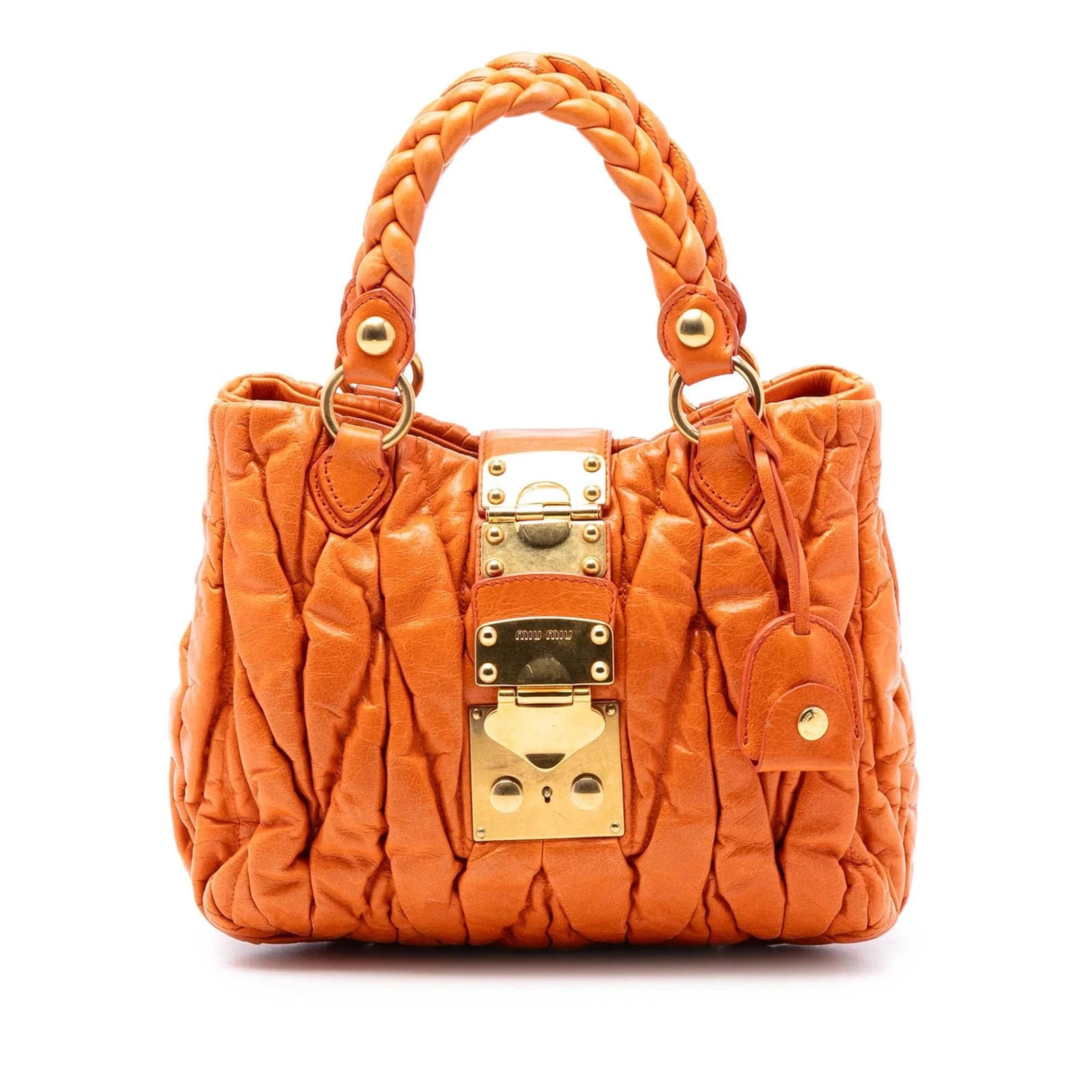 Miu Miu — Matelasse Chain Satchel — Handbag — resale